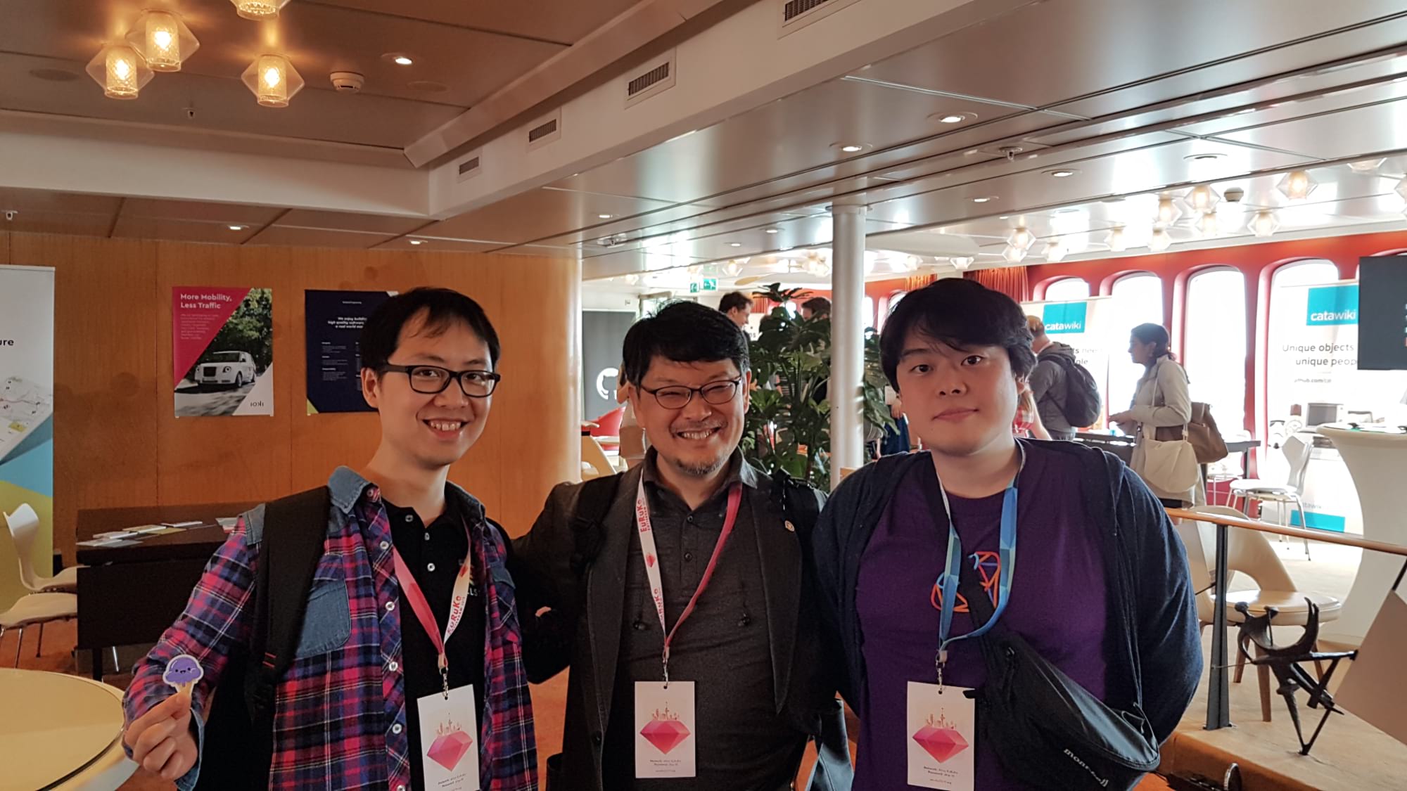 Yukihiro Matsumoto, Yuske Endoh, and myself